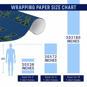 Seattle LX Game Day Washington Space Needle Skyline Wrapping Paper Roll TS11 Print Your Wear