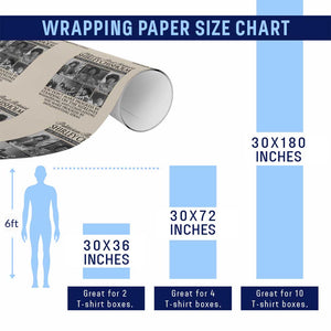 Shirley Chisholm Wrapping Paper Roll You Make Progress By Implementing Ideas Quote TS12 Print Your Wear