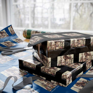 Silly Rabbit Easter Is For Jesus Wrapping Paper Roll Christian Jeusus Floral Easter TS14 Black Print Your Wear