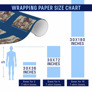 Silly Rabbit Easter Is For Jesus Wrapping Paper Roll Christian Jeusus Floral Easter TS14 Print Your Wear