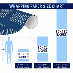Six Seven 67 Morse Code Wrapping Paper Roll Subtle Secret Gen Alpha Meme TS11 Print Your Wear