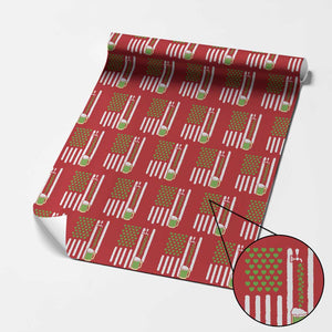 St Patricks Day Irish American Pride Gift Wrapping Paper Roll TS12 Red Print Your Wear