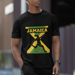 Jamaica Women Football T Shirt Jamaican Flag Girls Soccer Futbol Fan Lover TS02 Printyourwear