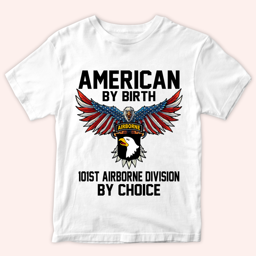 Personalized Veteran T Shirt American By Birth Veteran By Choice NO.1 CTM Youth Custom - Printyourwear