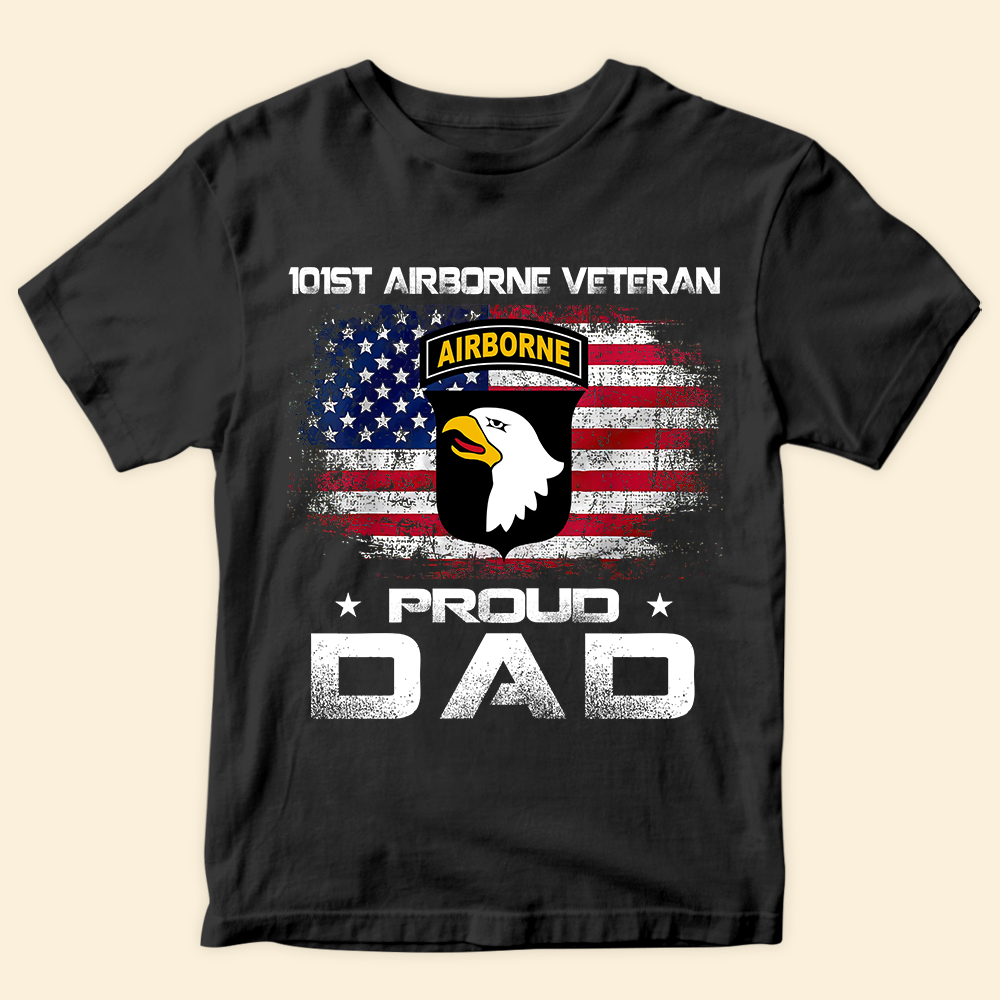 Personalized Veteran T Shirt U.S Veteran Proud Dad CTM Youth Custom - Printyourwear