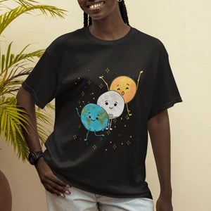 Funny Total Solar Eclipse T Shirt Cute Earth Moon Sun American Totality April 8 2024 TS02 Printyourwear