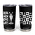 Funny Cat Dad Tumbler Cup Real Men Love Cats Retro Vintage TB02 Black Print Your Wear