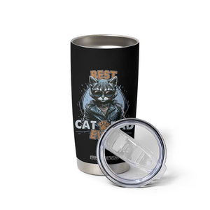 Cool Cat Dad Tumbler Cup Best Cat Dad Ever Father's Day TB02 Print Your Wear