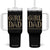 Father Of Girls Tumbler With Handle Girl Dad Her Protector Forever TB02 One Size: 40 oz Black Print Your Wear