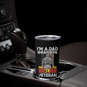 Vietnam Veteran Tumbler Cup I'm A Dad Grandpa Patriotic Father TB02 Print Your Wear