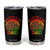 Dope Black Dad Tumbler Cup Proud Afro Melanin Men Vintage Father's Day TB02 Black Print Your Wear