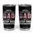 Funny Bonus Dad Tumbler Cup I Have Two Titles Dad And Step Dad And I Rock Them Both Father's Day TB02 Black Print Your Wear