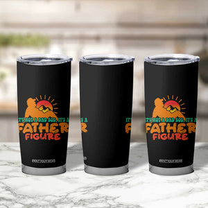 Funny Dad Tumbler Cup It's Not A Dad Bod It's A Father Figure Retro TB02 Print Your Wear