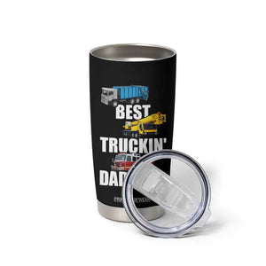 Trucker Dad Tumbler Cup Best Trucking Dad Ever Truck Driver Father's Day TB02 Print Your Wear