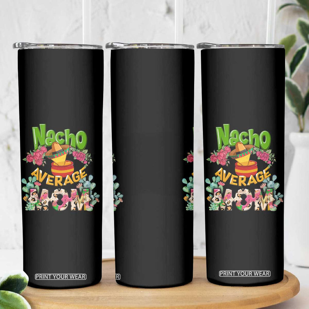 Funny Latino Mom Skinny Tumbler Mom Life Got Me Feeling Un Poco Loco Hispanic Sugar Skull TB02 Print Your Wear