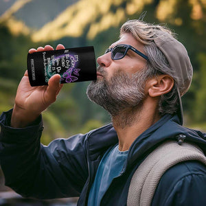 Suicide Prevention Awareness 4 in 1 Can Cooler Tumbler Teal Purple Butterfly It's Ok If The Only Thing You Do Today Is Breathe TB02 Print Your Wear