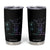 Suicide Prevention Awareness Tumbler Cup Teal Purple Gradient Dandelions In A World Be Kind TB02 Black Print Your Wear