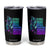 Suicide Prevention Awareness Tumbler Cup Teal Purple Motivational Wolf Still Here Still Fighting TB02 Black Print Your Wear