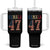 Kamala 47 Tumbler With Handle Harris 2024 For President Retro American Flag TB02 One Size: 40 oz Black Print Your Wear