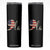 Harris 2024 Skinny Tumbler Comma La Kamala For President Retro American Flag TB02 Black Print Your Wear