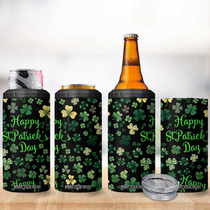 Lucky Irish Shamrocks 4 in 1 Can Cooler Tumbler Happy St Patricks Day TB02 Print Your Wear