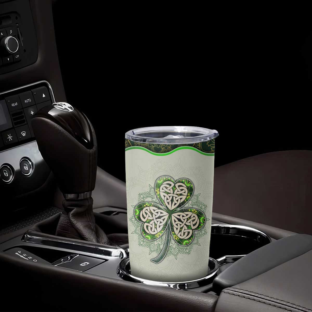 Personalized Lucky Celtic Shamrock Tumbler Cup Custom Name Ireland Irish Pride TB02 Print Your Wear