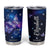 Personalized Name Butterfly Tumbler Cup Blue Galaxy Gem Butterflies Gifts TB02 Galaxy Blue Print Your Wear