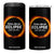 Total Solar Eclipse 4 in 1 Can Cooler Tumbler America Totality April 8th 2024 TB02 One Size: 16 oz Black Print Your Wear