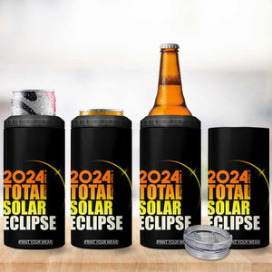 Total Solar Eclipse 4 in 1 Can Cooler Tumbler America Totality April 8 2024 TB02 Print Your Wear