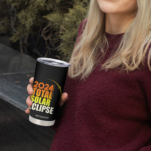 Total Solar Eclipse Tumbler Cup America Totality April 8 2024 TB02 Printyourwear