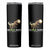 Total Solar Eclipse Dinosaur Skinny Tumbler Solrawr Eclipse April 8 2024 TB02 Black Printyourwear