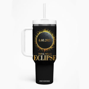 Total Solar Eclipse Tumbler With Handle 8 April 2024 Totality Phenomenon United States TB02 Printyourwear