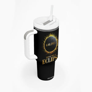 Total Solar Eclipse Tumbler With Handle 8 April 2024 Totality Phenomenon United States TB02 Printyourwear