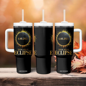 Total Solar Eclipse Tumbler With Handle 8 April 2024 Totality Phenomenon United States TB02 Printyourwear