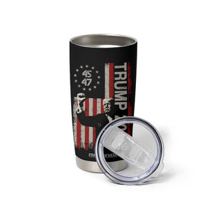 Trump 2024 Tumbler Cup President 45 47 American Betsy Ross Flag TB02 Print Your Wear