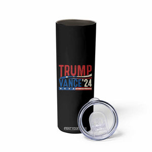 Trump Vance 2024 Skinny Tumbler 2024 President 45 47 Supporter Retro Vintage TB02 Print Your Wear