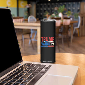 Trump Vance 2024 Skinny Tumbler 2024 President 45 47 Supporter Retro Vintage TB02 Print Your Wear