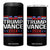 Trump Vance 2024 4 in 1 Can Cooler Tumbler 2024 President 45 47 Supporter Republican Elephant TB02 One Size: 16 oz Black Print Your Wear