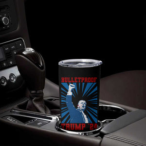 Strong Trump 2024 Tumbler Cup Bulletproof Raised Fist Not Today President 45 47 TB02 Print Your Wear