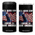 Trump Raised Fist 4 in 1 Can Cooler Tumbler He'll Never Stop Fighting To Save America TB02 One Size: 16 oz Black Print Your Wear