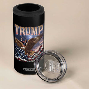 Trump 4 in 1 Can Cooler Tumbler American Eagle US Flag TB02 Print Your Wear