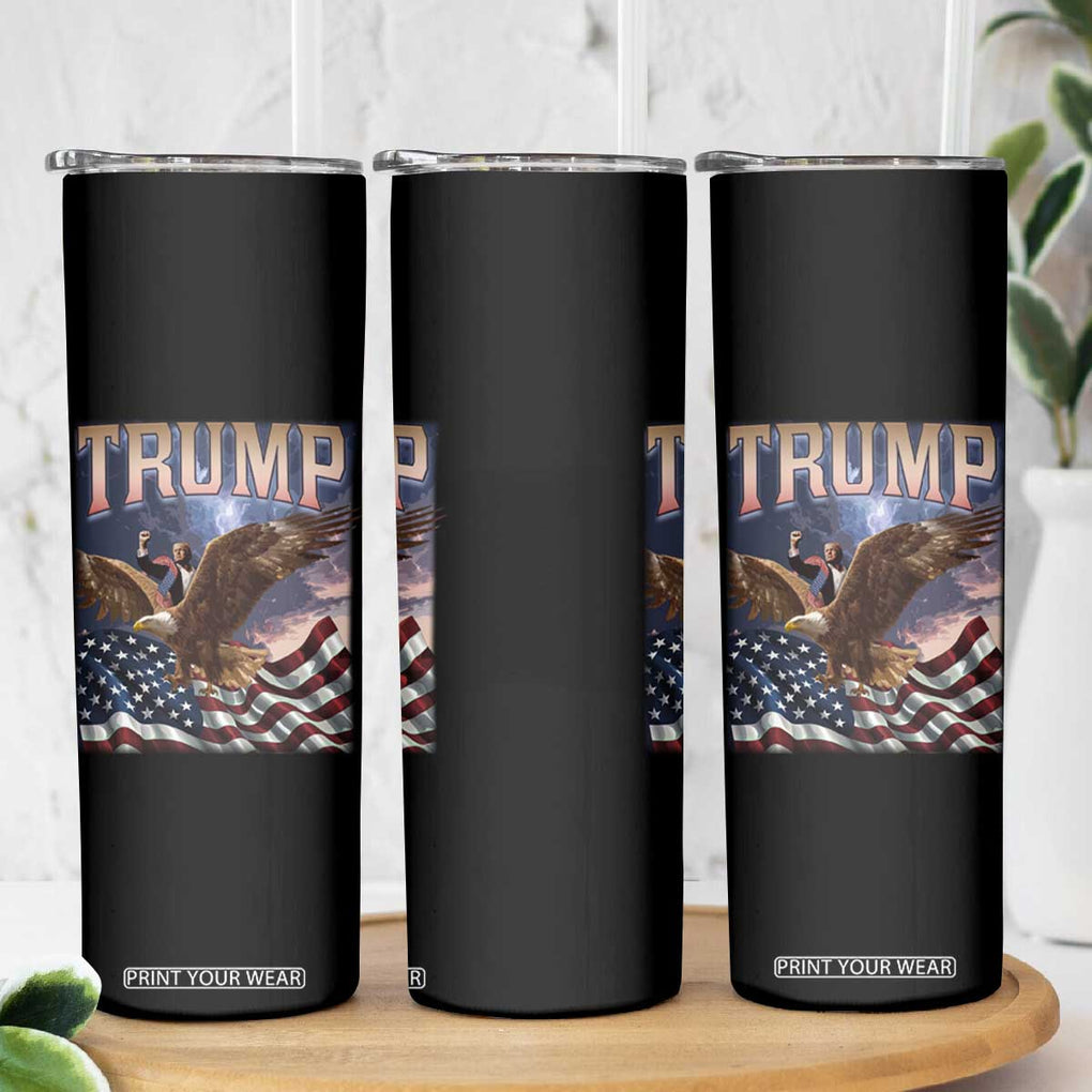 Trump Skinny Tumbler American Eagle US Flag TB02 Print Your Wear