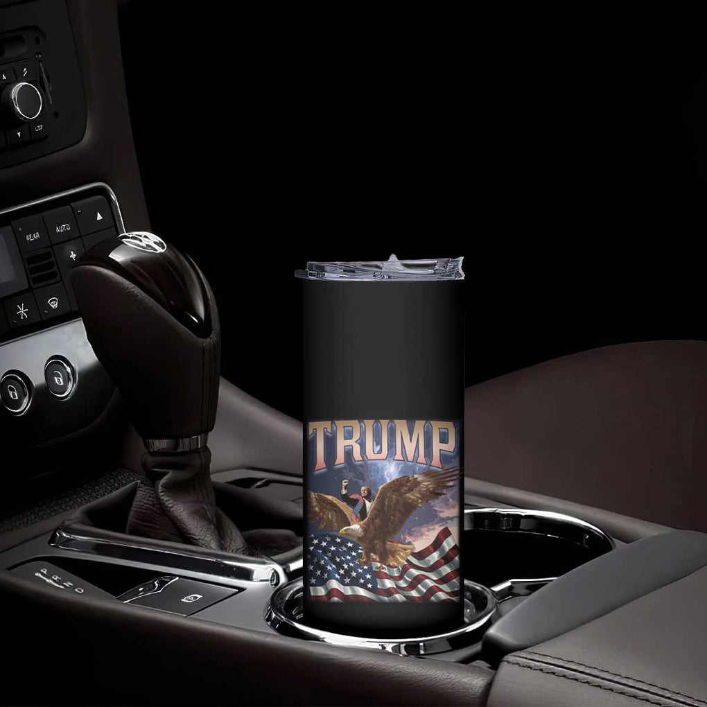 Trump Skinny Tumbler American Eagle US Flag TB02 Print Your Wear