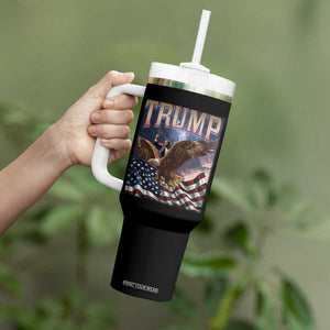 Trump Tumbler With Handle American Eagle US Flag TB02 Print Your Wear