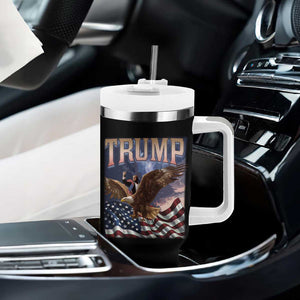 Trump Tumbler With Handle American Eagle US Flag TB02 Print Your Wear