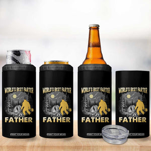 Funny Bigfoot Dad 4 in 1 Can Cooler Tumbler World's Best Farter I Mean Father TB02 Print Your Wear