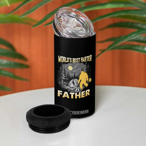 Funny Bigfoot Dad 4 in 1 Can Cooler Tumbler World's Best Farter I Mean Father TB02 Print Your Wear