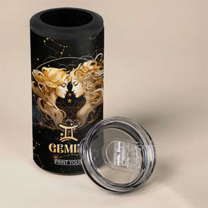 Gemini Zodiac 4 in 1 Can Cooler Tumbler Celestial Constellation Astrology Horoscope Galaxy TB02 Print Your Wear