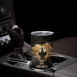 Gemini Zodiac Tumbler Cup Celestial Constellation Astrology Horoscope Galaxy TB02 Printyourwear