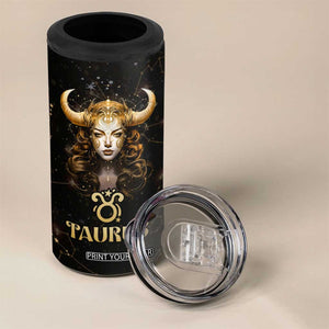 Taurus Zodiac 4 in 1 Can Cooler Tumbler Celestial Constellation Astrology Horoscope Galaxy TB02 Print Your Wear